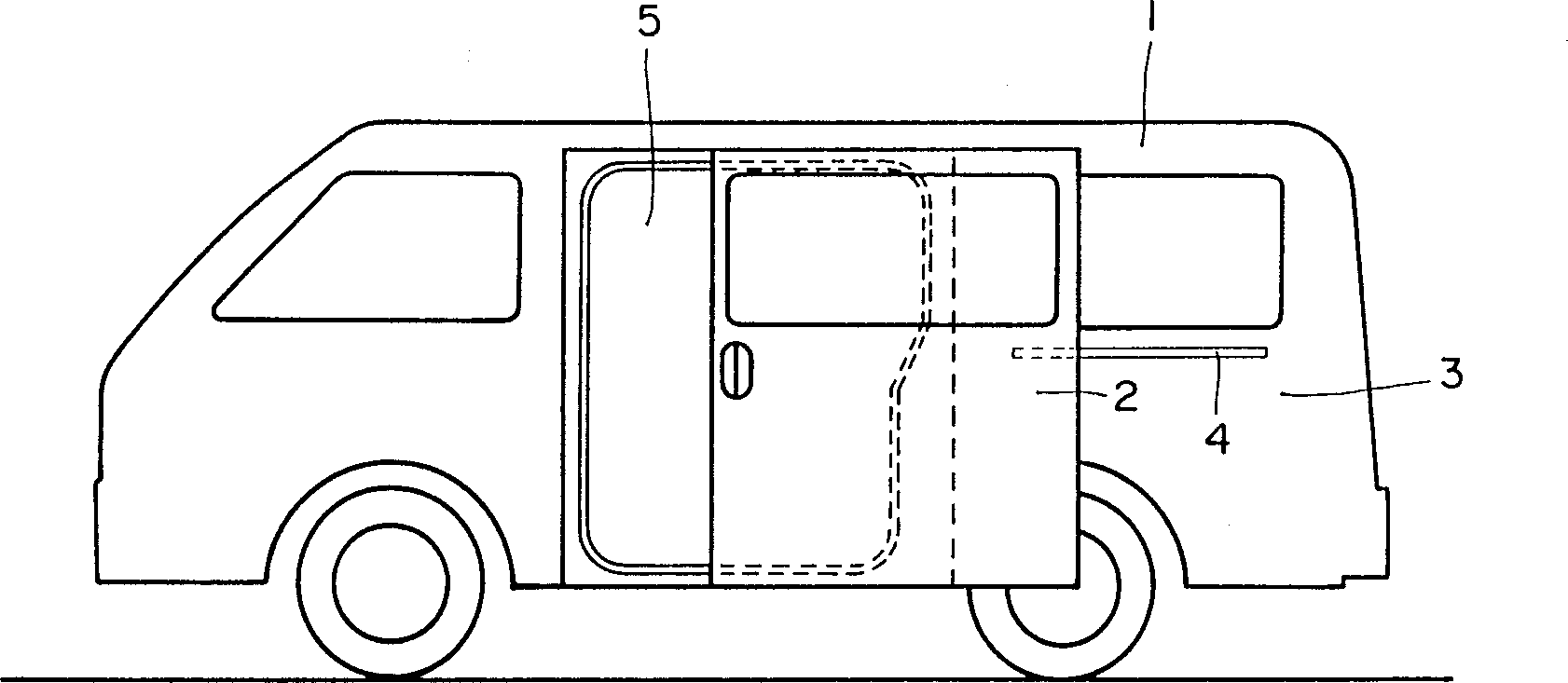 Device for holding vehicle sliding door at full-open position