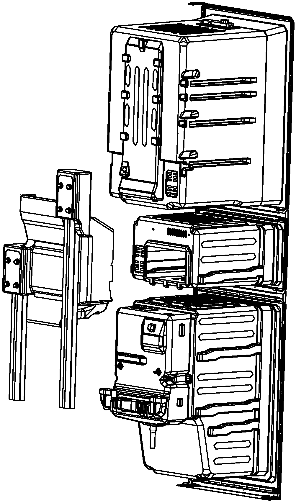 Refrigerator air way structure