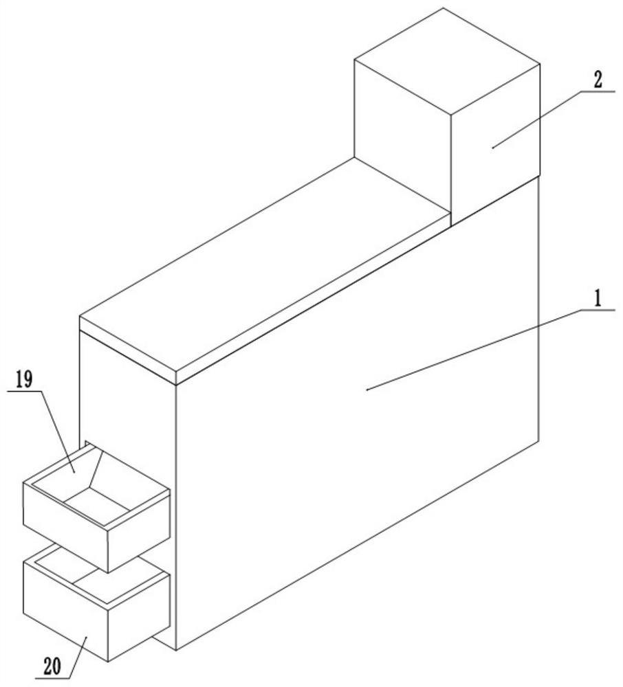 Reinforced concrete waste treatment device