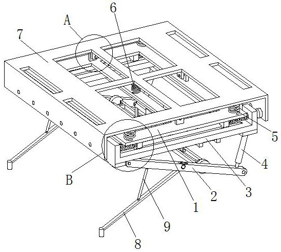 Medical wheelchair damping device