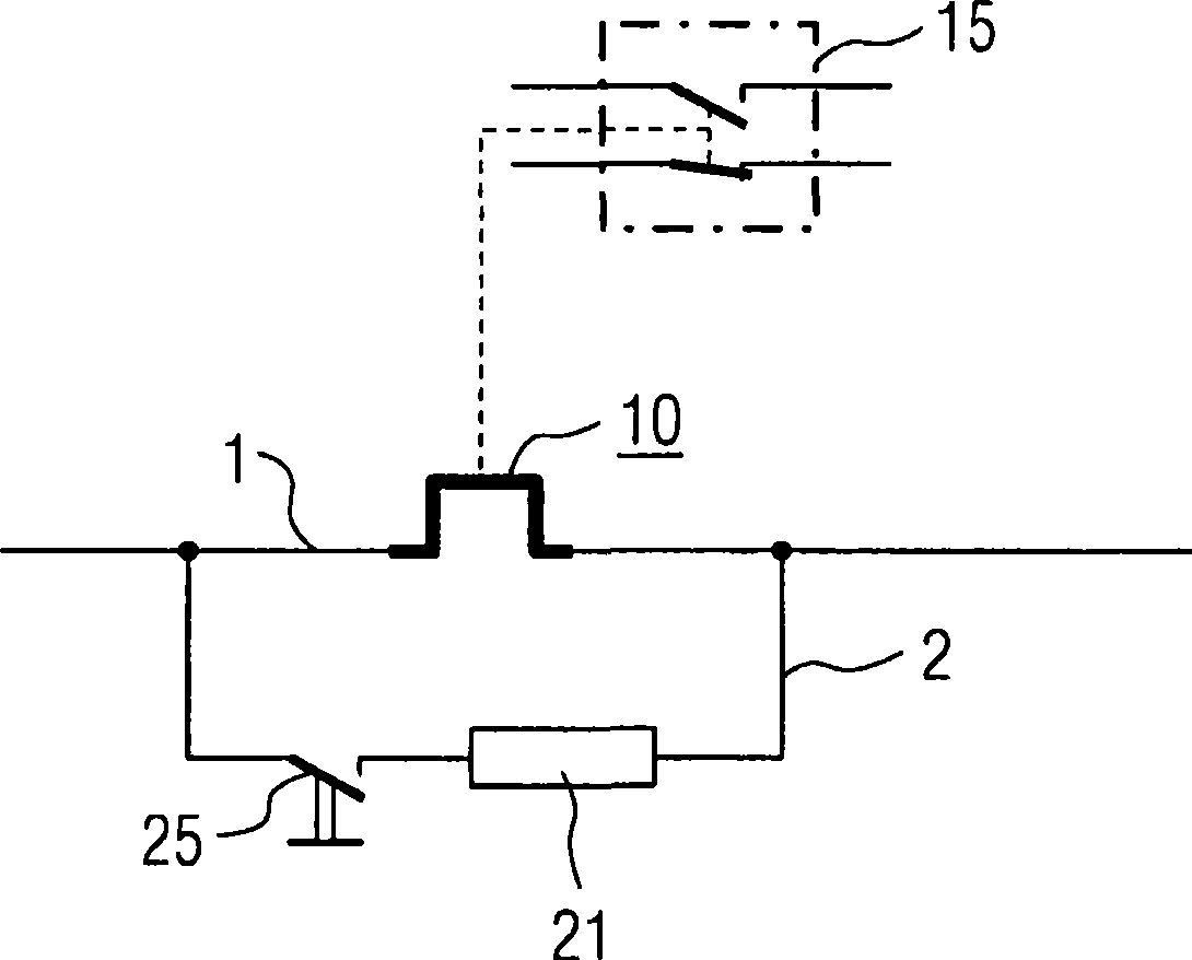 Method for expanding the adjustment range of overload protection devices, associated overload protection devices and their use