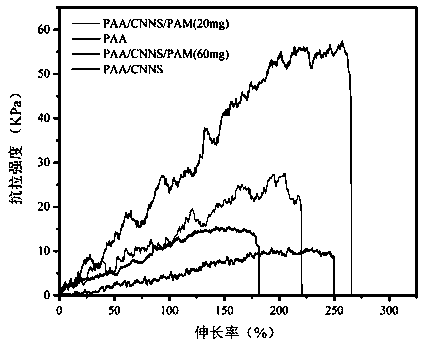 Carbon nitride nanosheet (CNNS) composite pH-sensitive hydrogel with Pizza structure as well as preparation method and application of CNNS composite pH-sensitive hydrogel