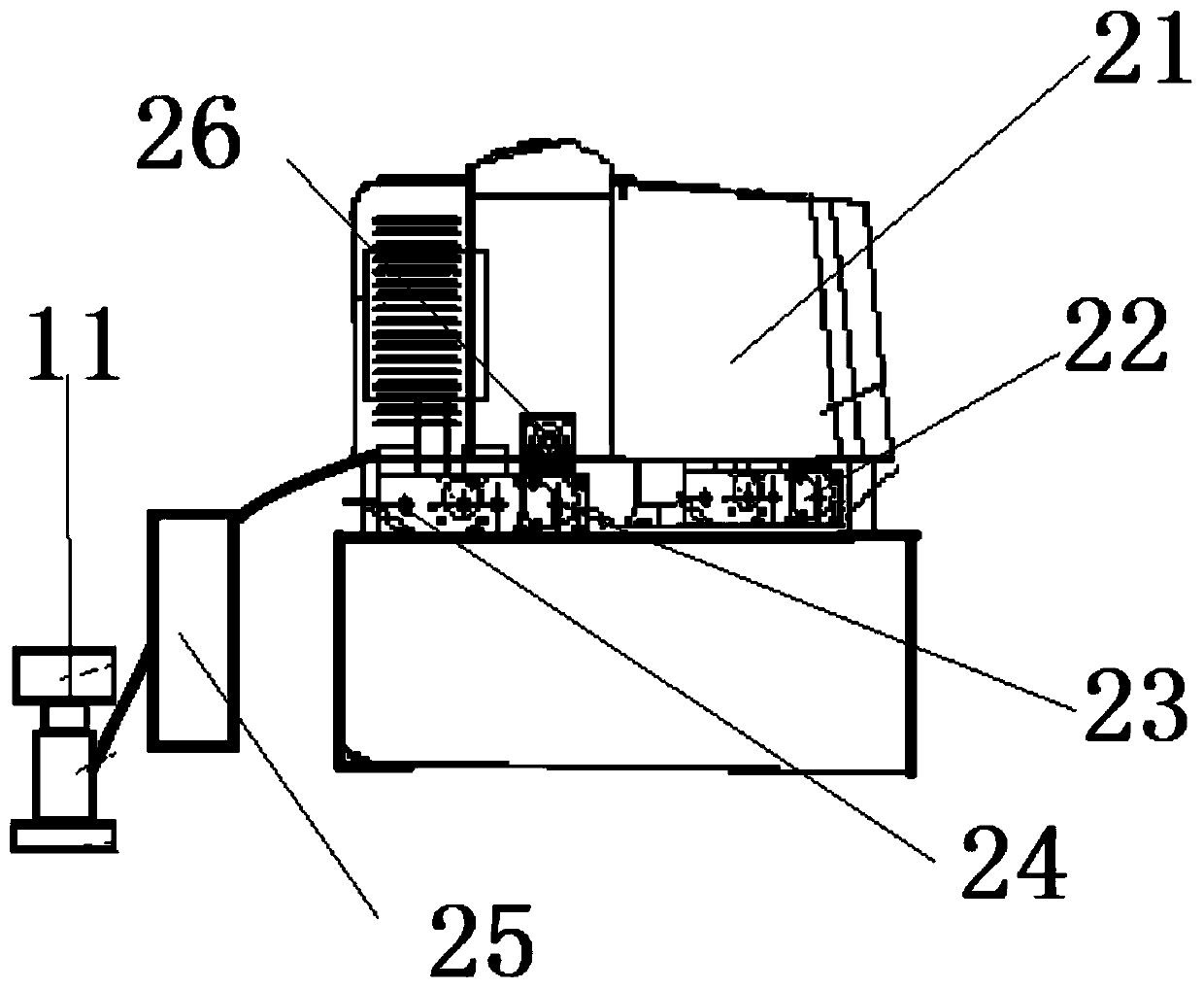 Synchronous jacking system for prefabricated box girder template