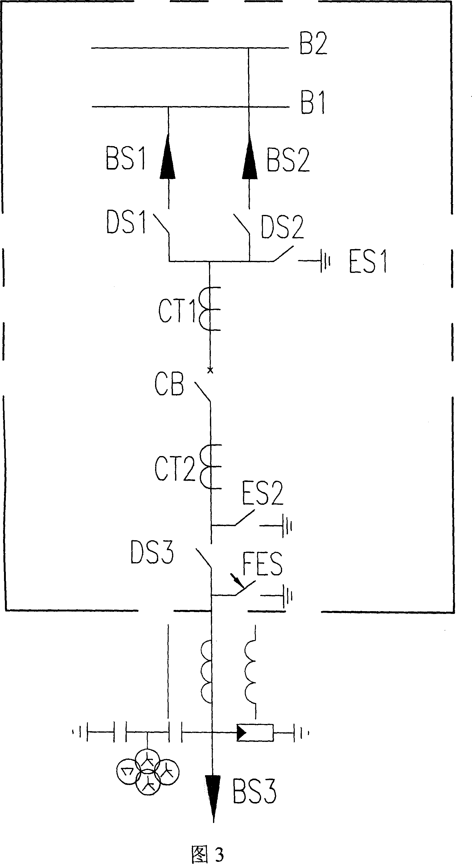 Gas-insulated combination switchgear