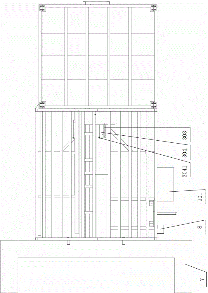 Automatic steel plate cropping material feeding mechanism