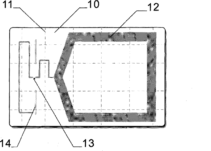 Passive ceramic substrate-based electronic label special for automobile and manufacturing method thereof