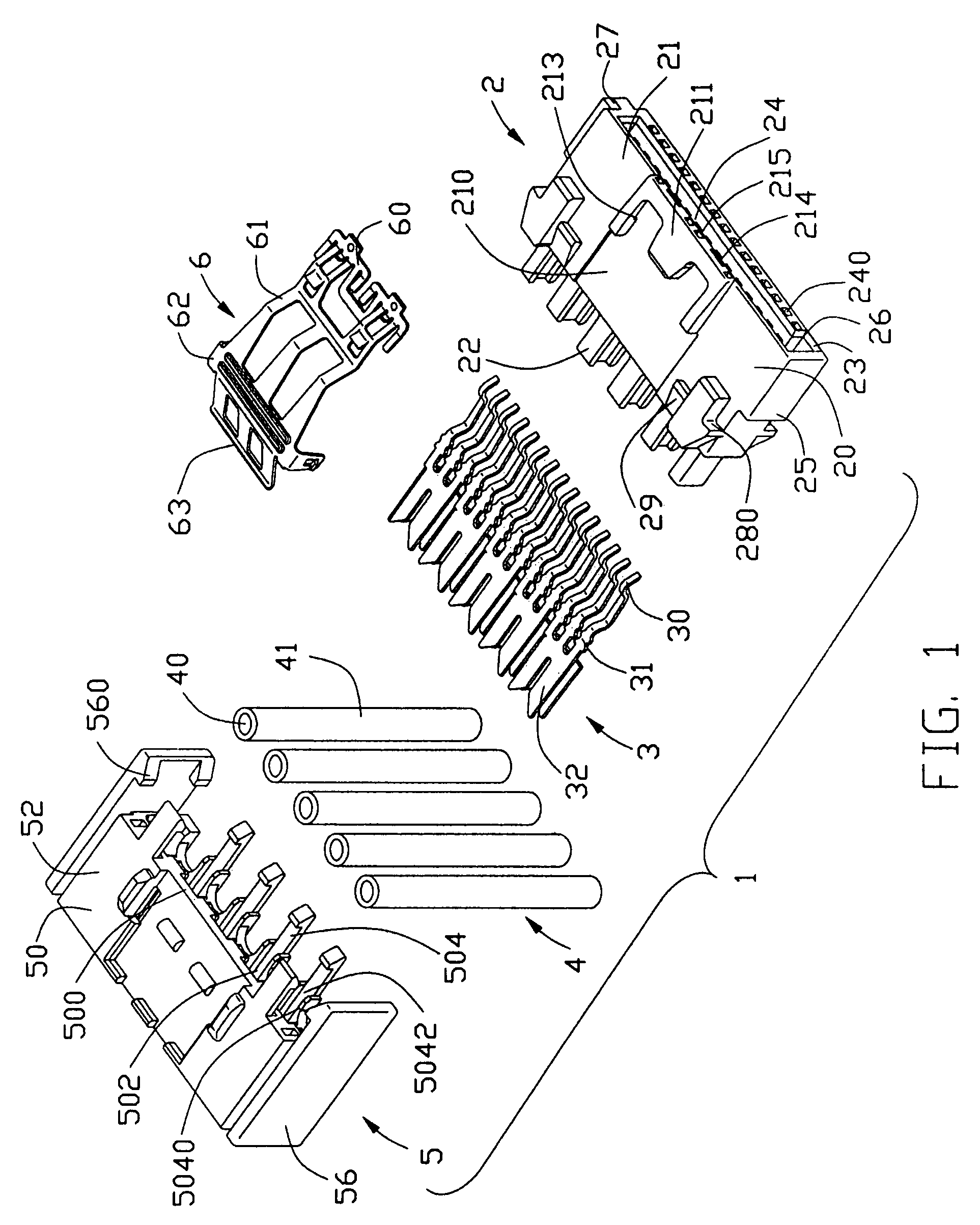 Cable end connector assembly having locking member