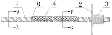 Elastic anchor cable