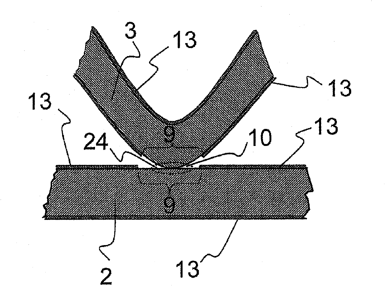 Honeycomb body consisting of metal foils and method for the production thereof