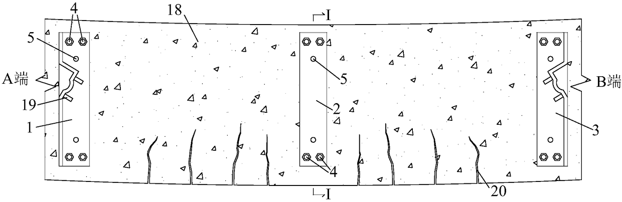 Assembled prestressed truss for reinforcement and construction method thereof