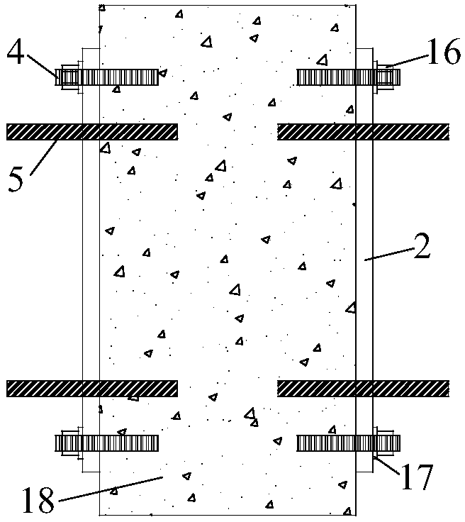 Assembled prestressed truss for reinforcement and construction method thereof