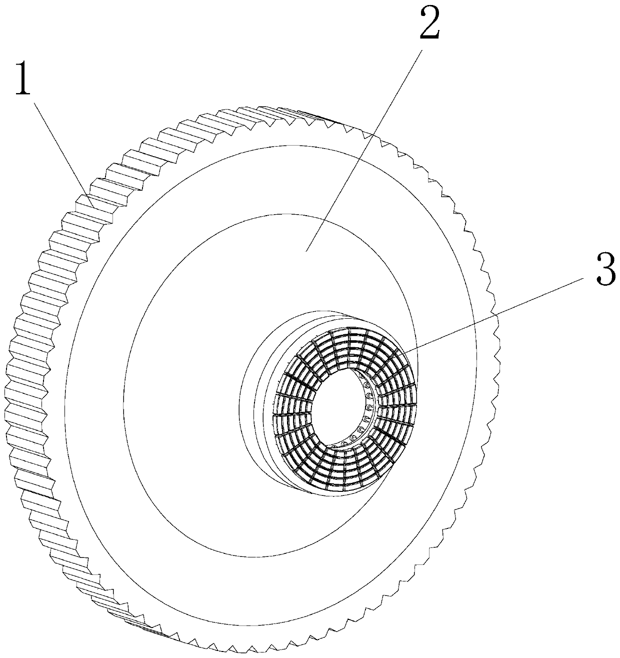Universal focusing ring suitable for different lenses and implementation method thereof