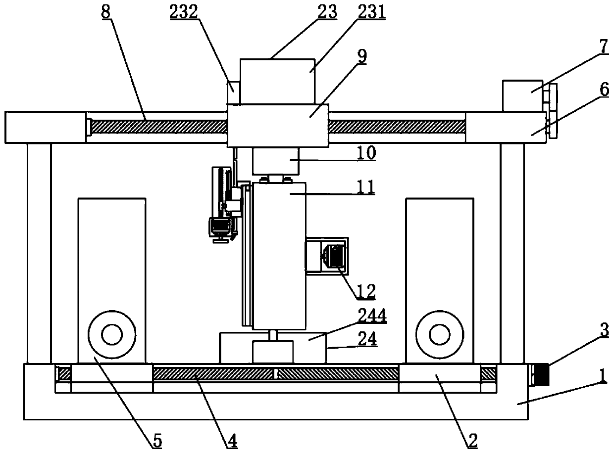 Conical pipe weld joint trimming device