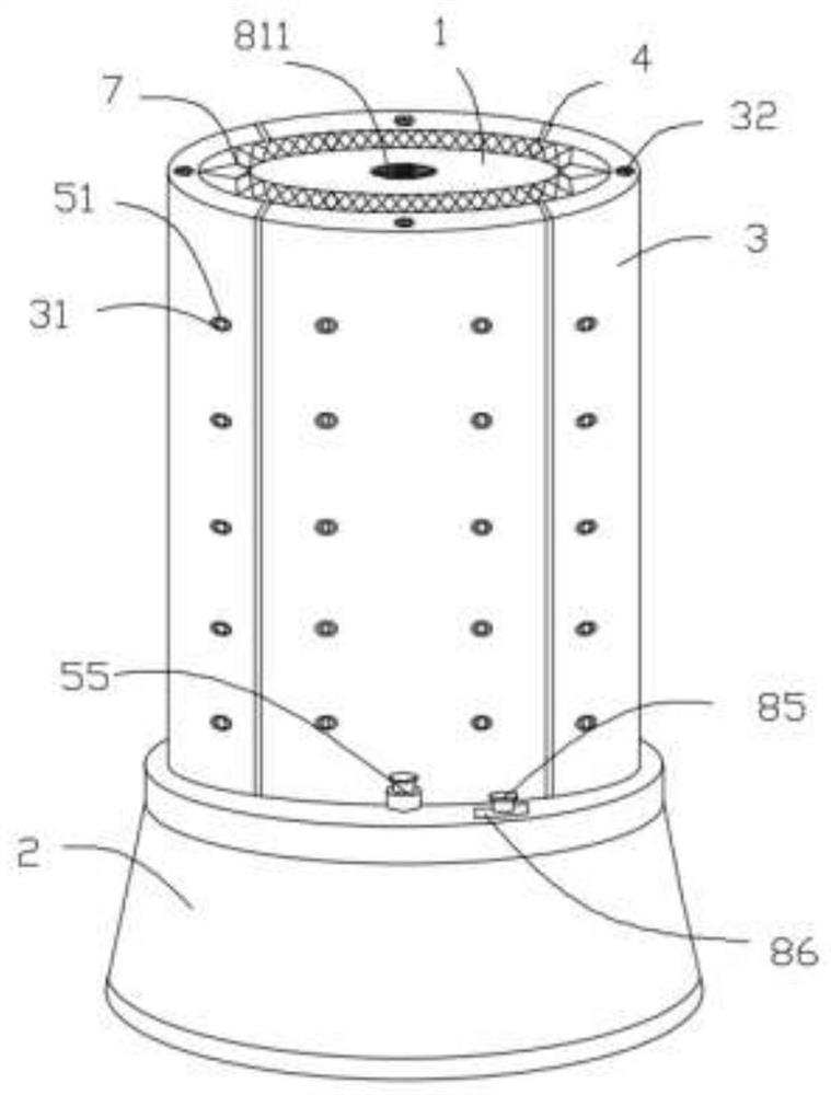 A wood-plastic composite decorative column with a built-in stainless steel skeleton and its method