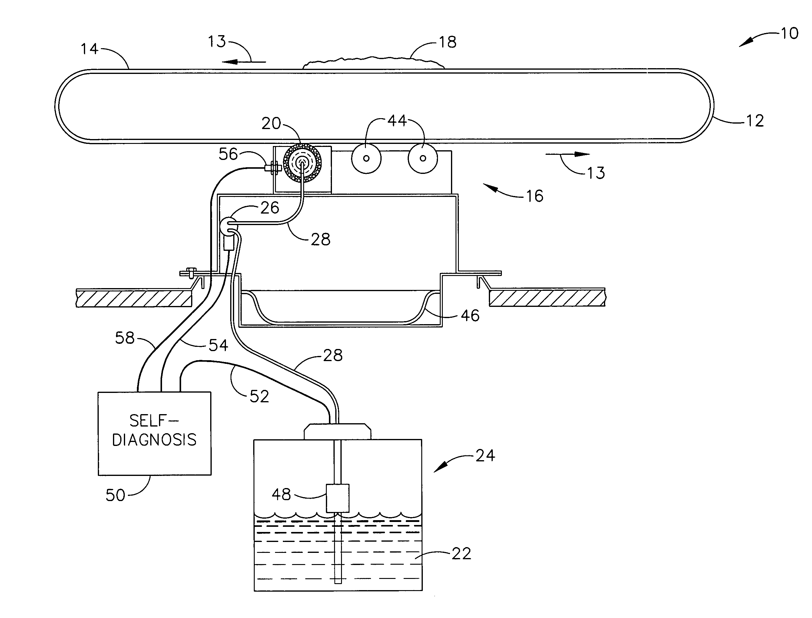 Method and apparatus for cleaning and sanitizing conveyor belts