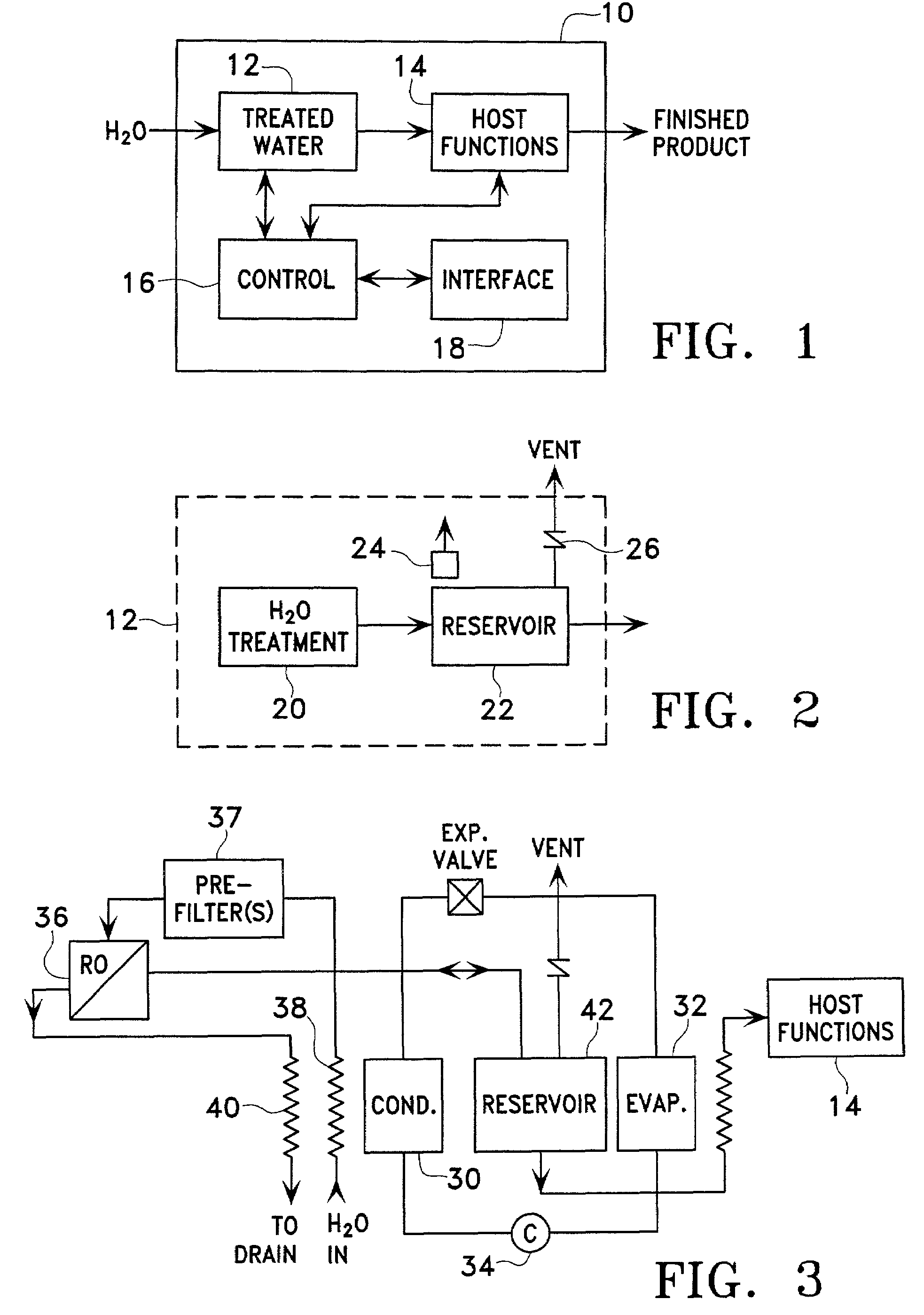 Systems and methods with treated water