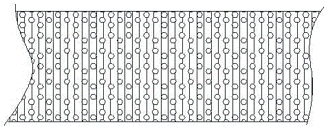 Elastic and breathable perforated medical bandage production line and making method