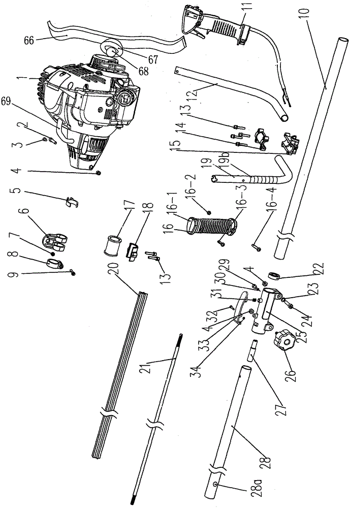 LPG engine with semi-balance drift angle and parabola mean camber line wing-shaped blade