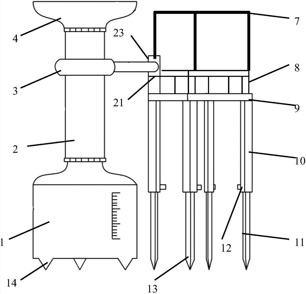 intertidal wetland co  <sub>2</sub> Flux measuring device and its measuring method