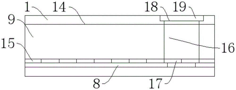 Plastic mold provided with telescopic splicing devices