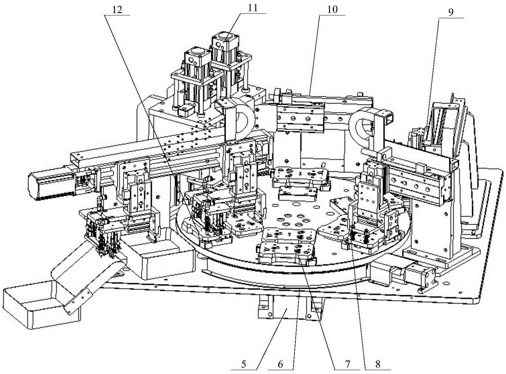 Automatic copper nail hot-melt assembly inspection machine based on industrial manipulator