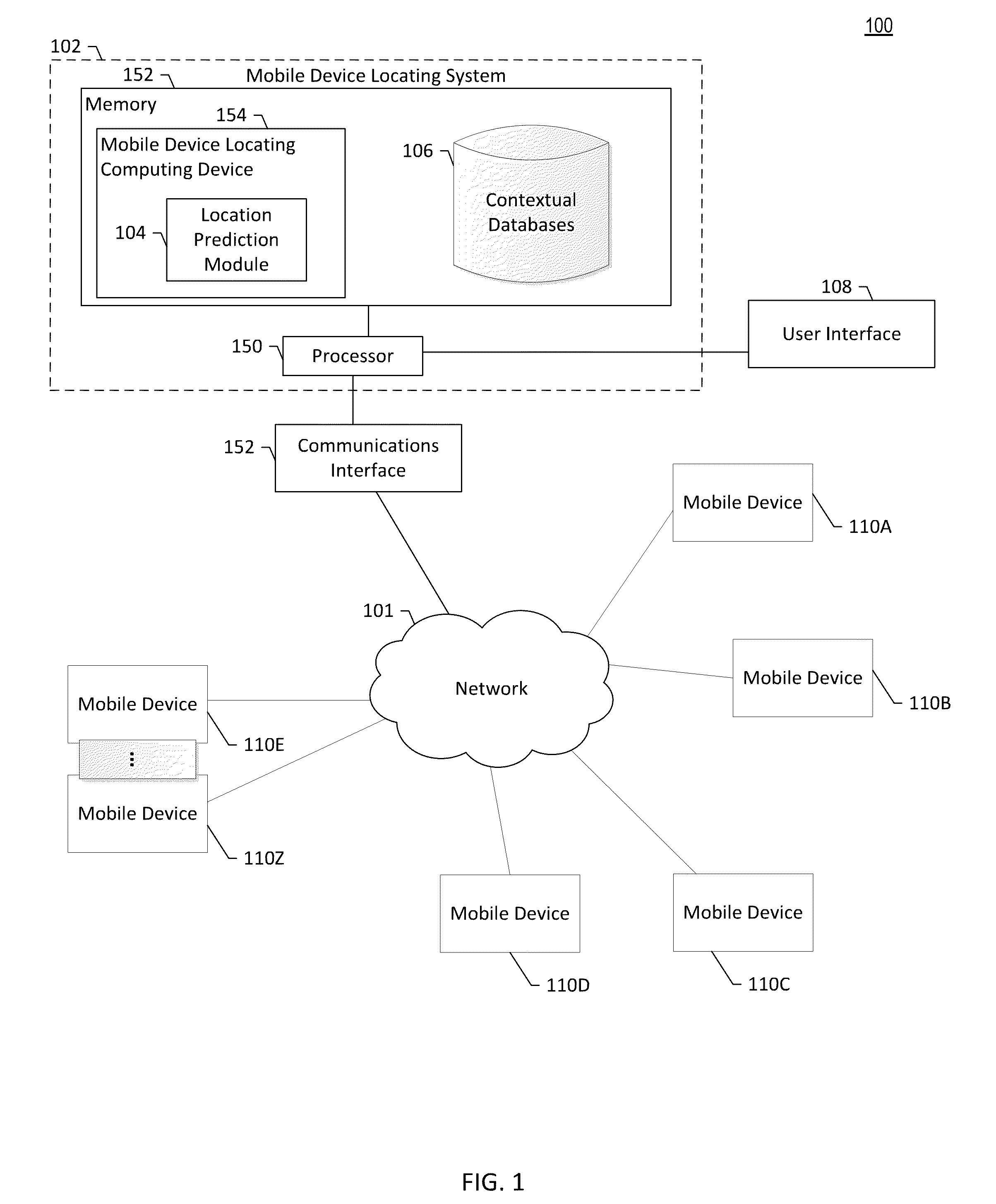 Method and system for determining location of mobile device