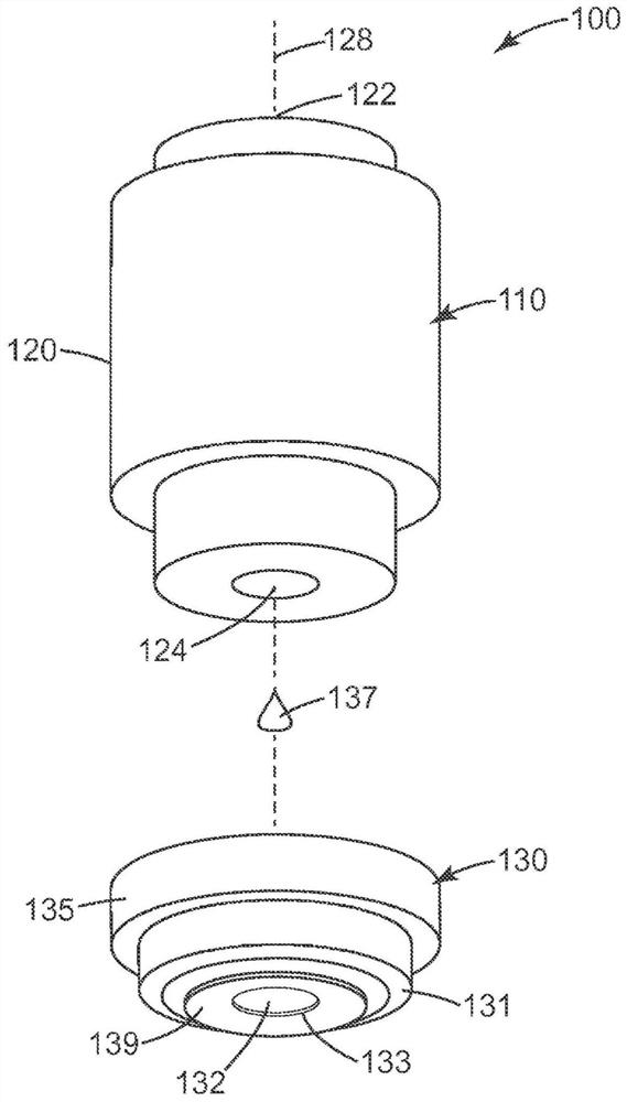 Semi-submersible microscope objective with protective element and use of the same in multiphoton imaging method
