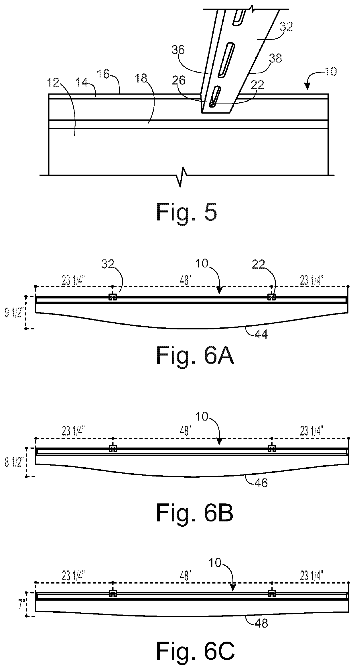 Ceiling baffle apparatus and ceiling baffle system for a dynamic acoustic ceiling and methods thereof