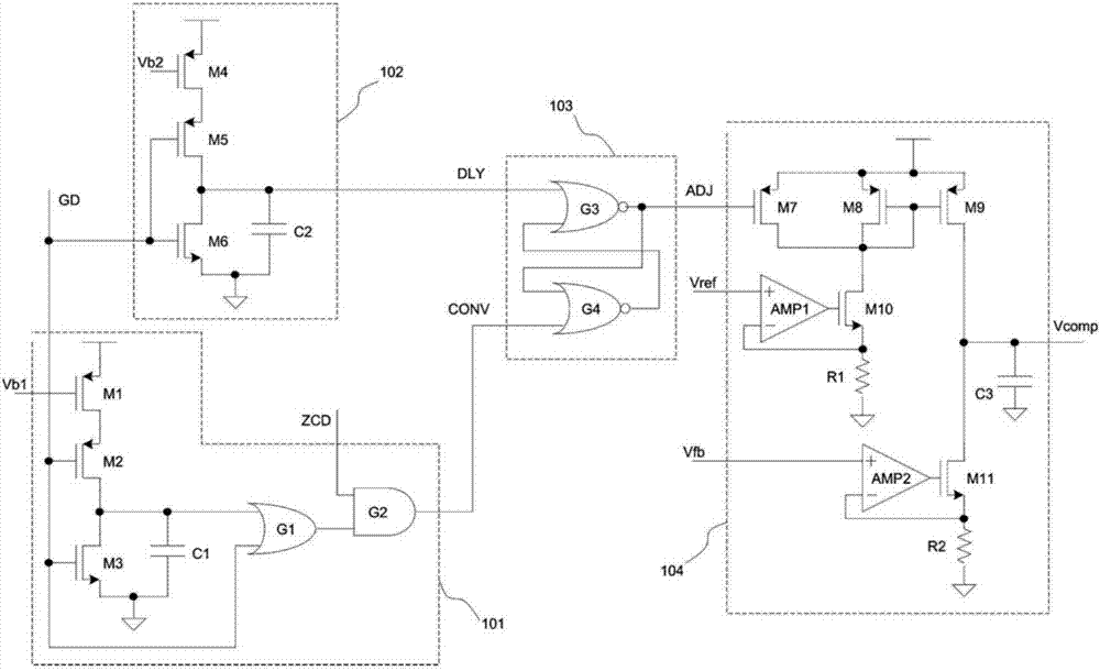 Regulation circuit for output amplitude of switch power supply