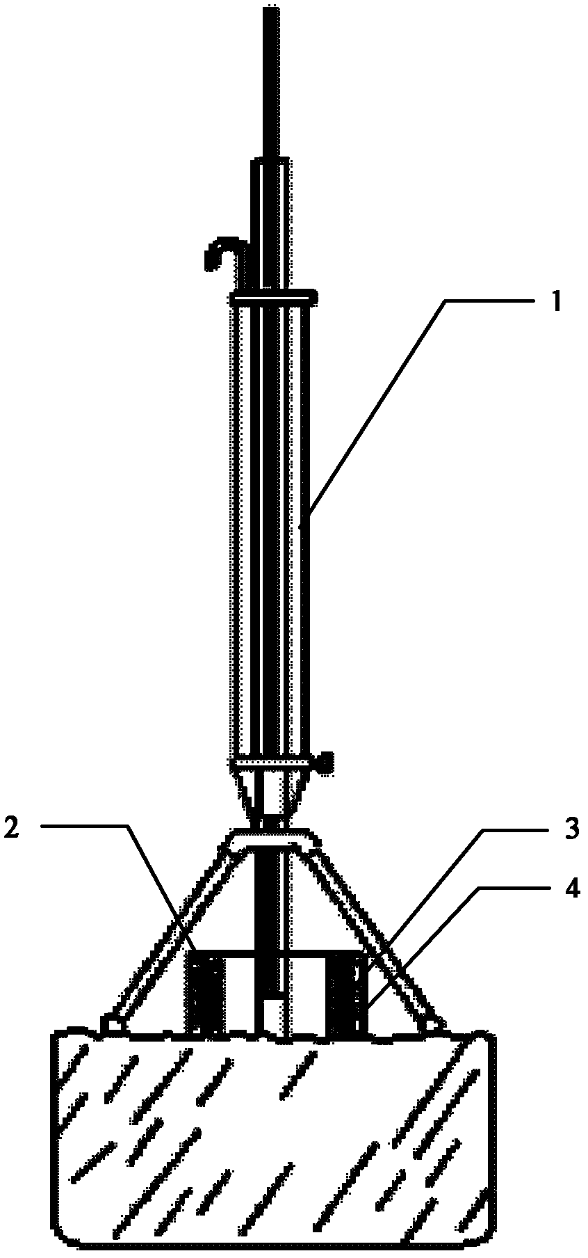 Method for measuring permeation rate of surface soil