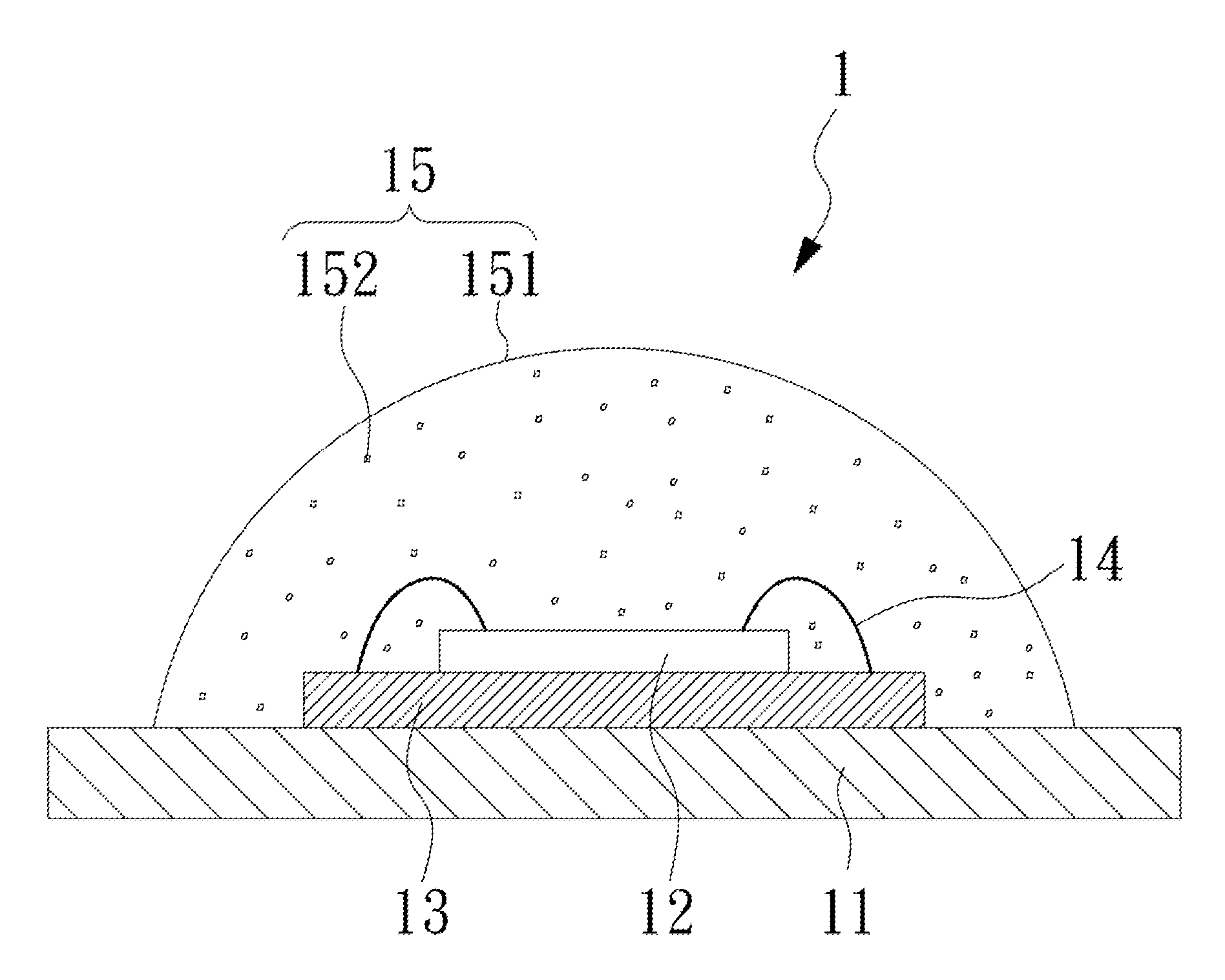 Heat conducting composite material and light-emitting diode having the same
