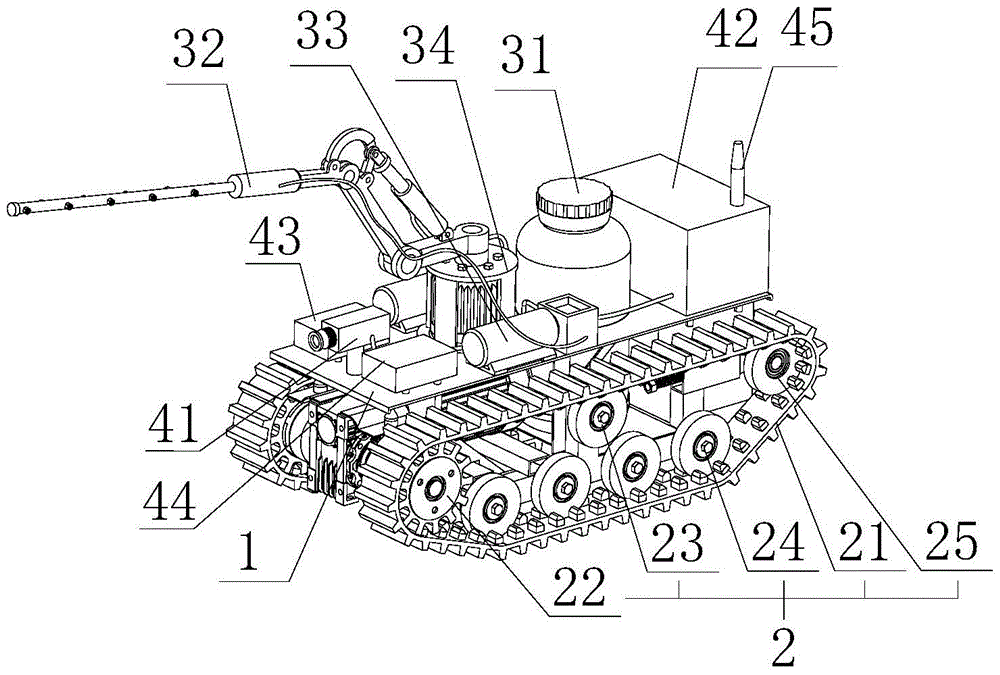 A self-propelled intelligent sprayer based on image processing