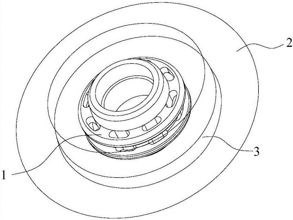 Method for manufacturing composite layer skating wheel