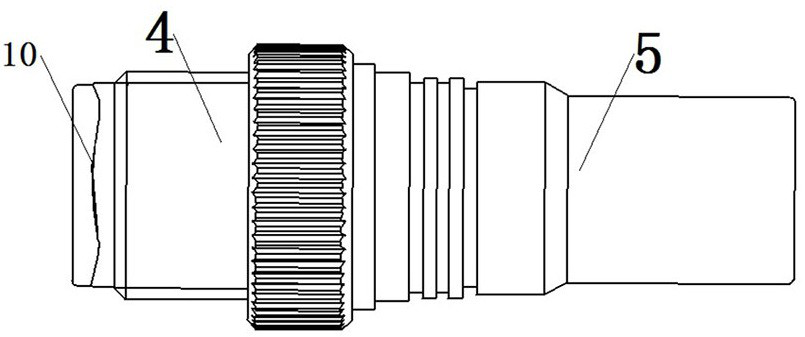 A connector and its plug