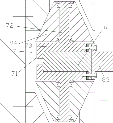 Mechanical processing device with processing head capable of performing reciprocating motion