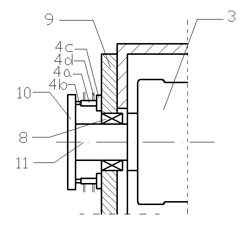 Device and method for rolling forming of spindle nose of vehicle axle of semi-trailer difficult to form
