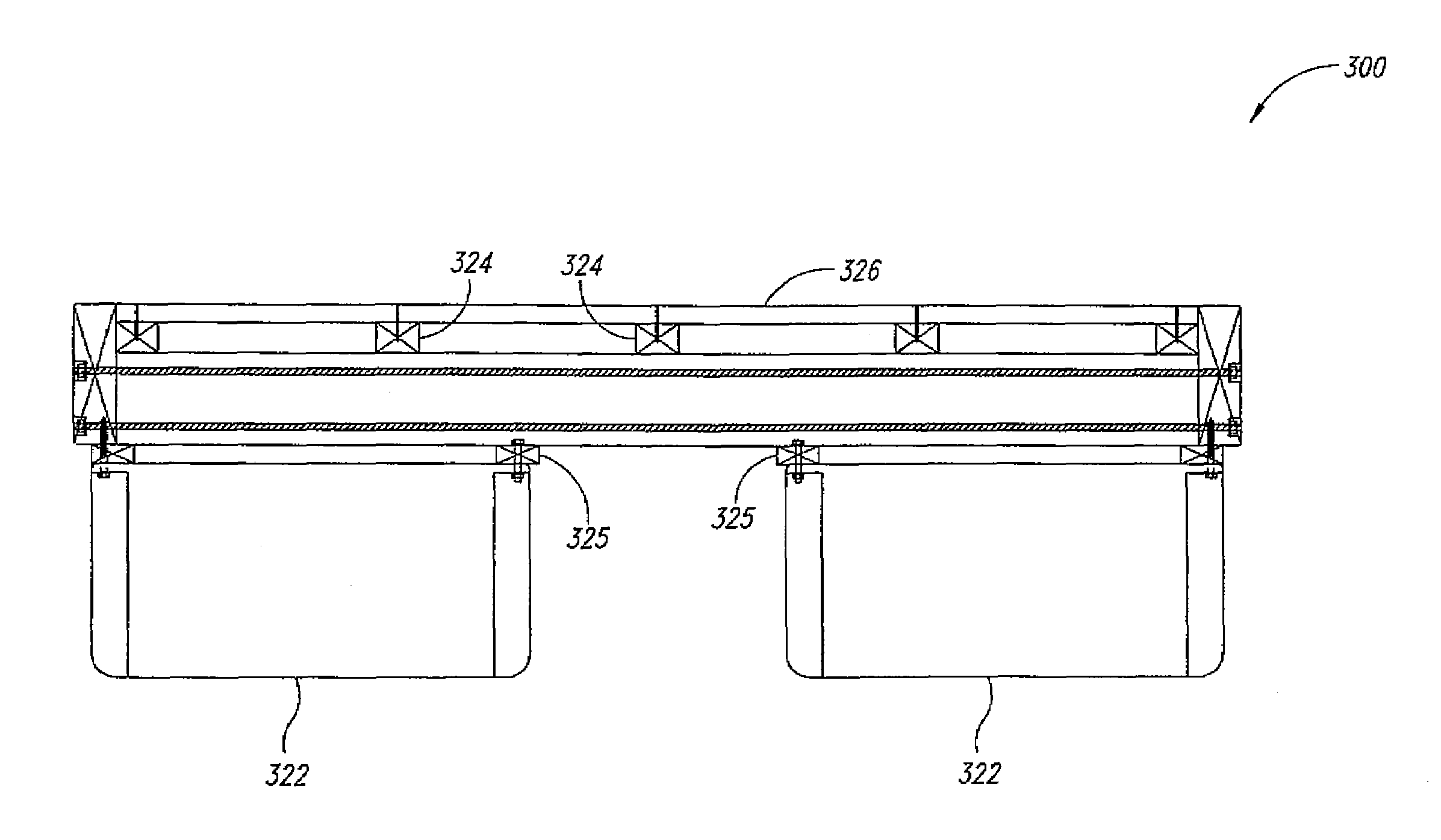 Floating platform and method of constructing the same