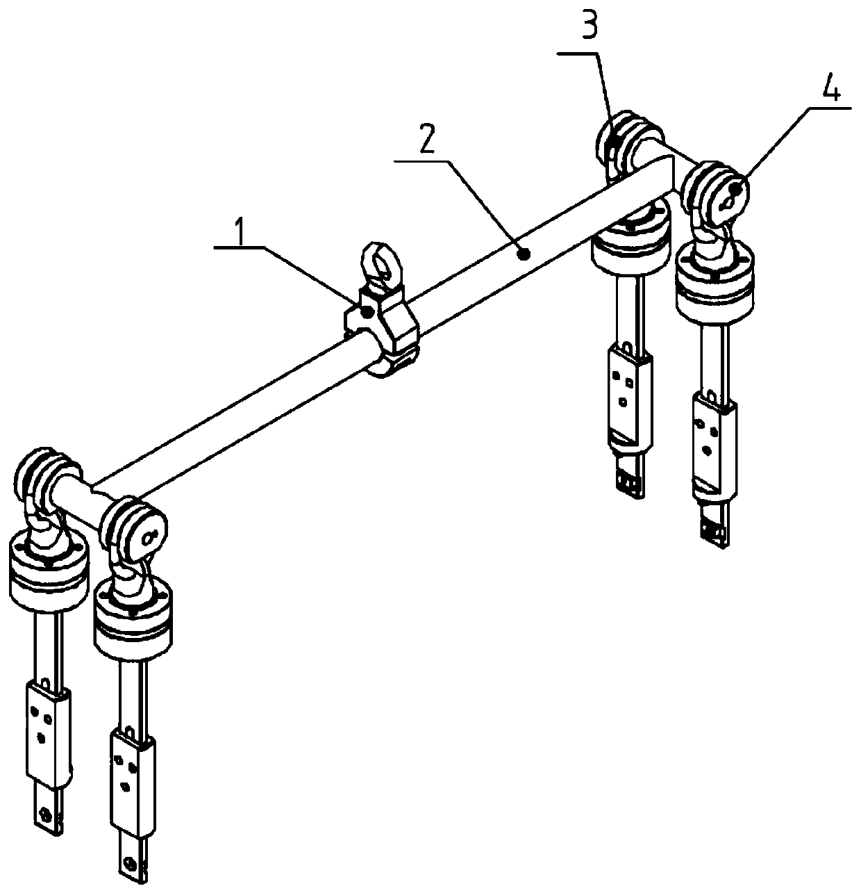 Manual clamping mechanism for battery module