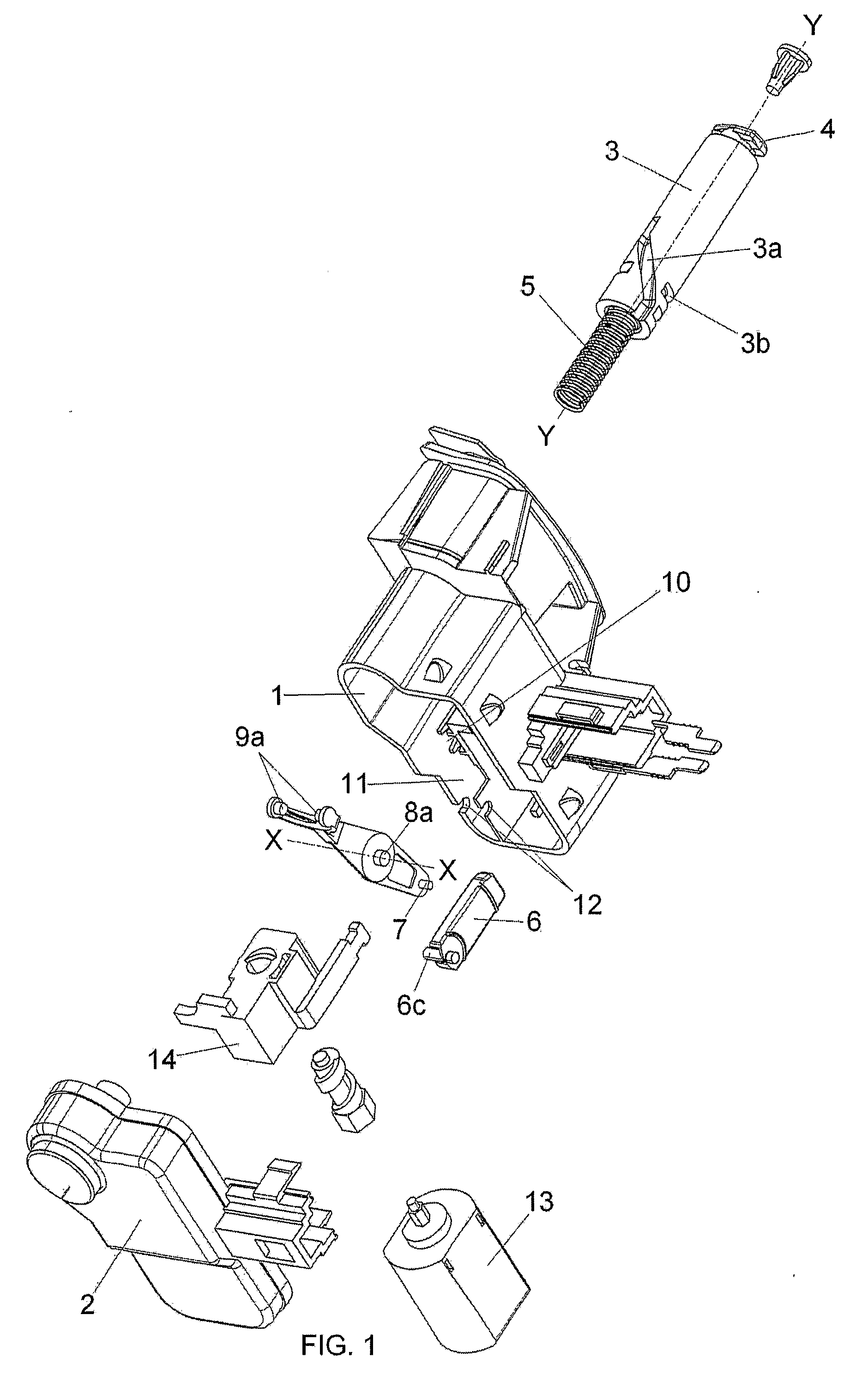 Opening and closing device for lids