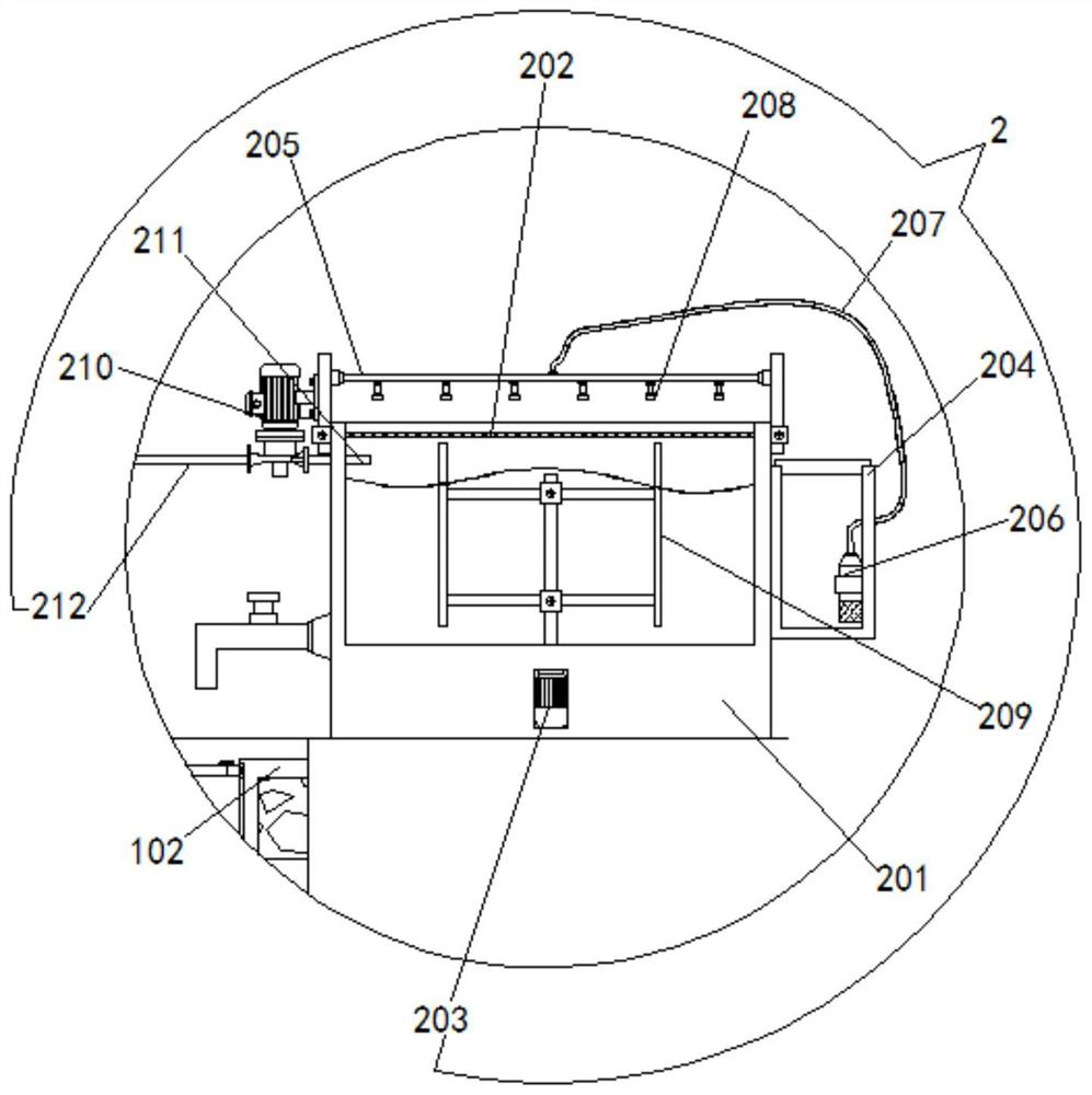 Anti-blocking ecological soil sewage treatment device