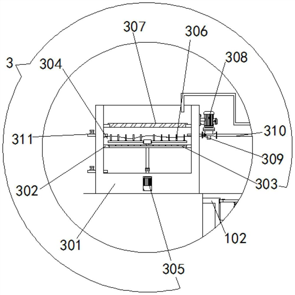 Anti-blocking ecological soil sewage treatment device