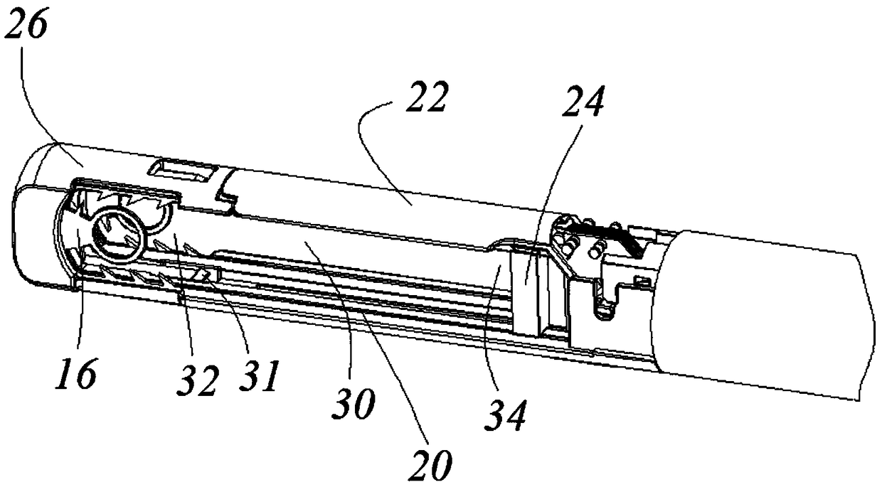Tissue closure component and medical device equipped with the tissue closure component