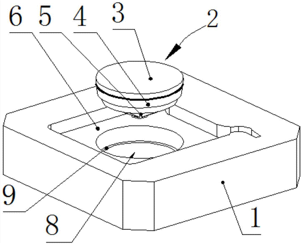 Copper anode plate casting mold with insert