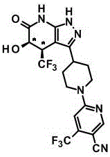 5-hydroxy-4-(trifluoromethyl)pyrazolopyridine derivative