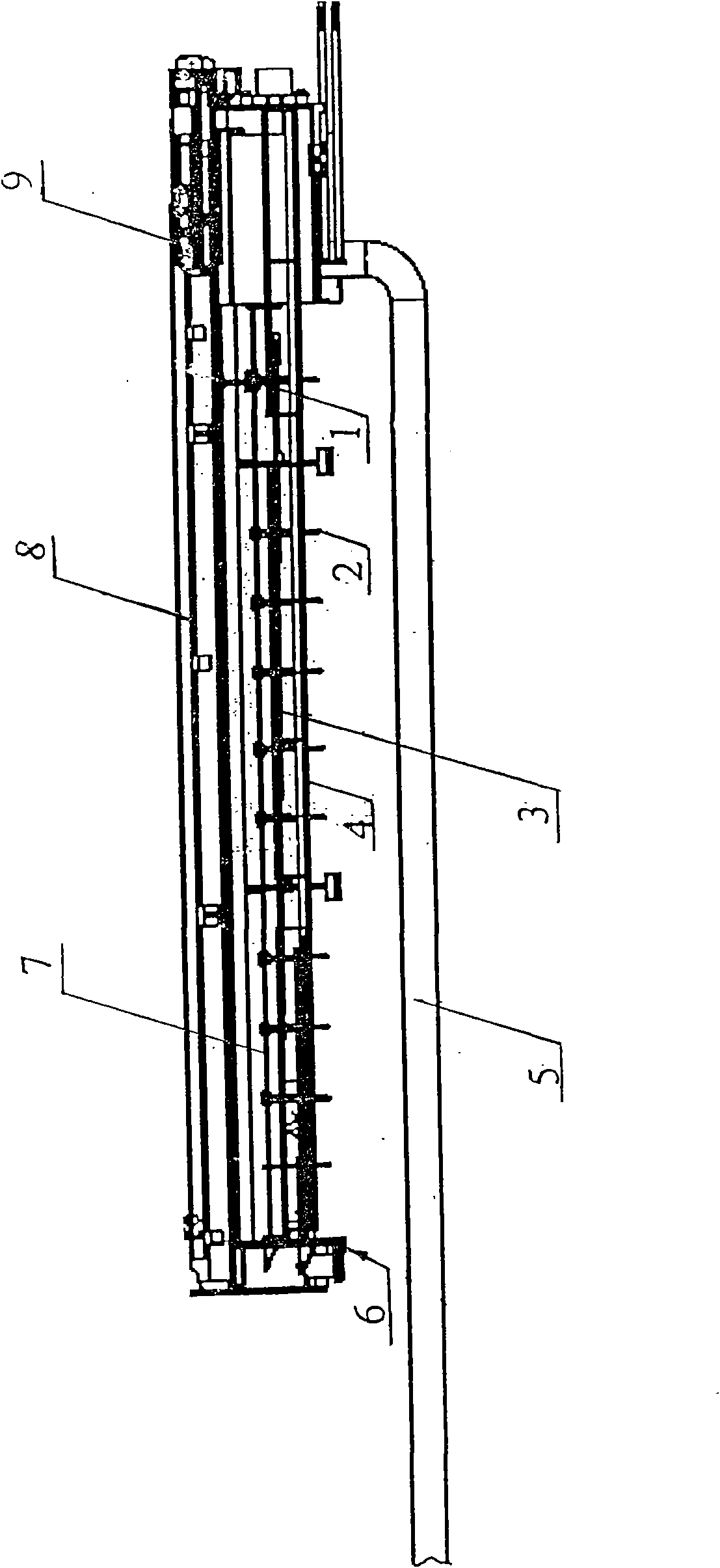 Structure for manually orienting vertical wind-guiding vanes of indoor units of wall-mounted air conditioners