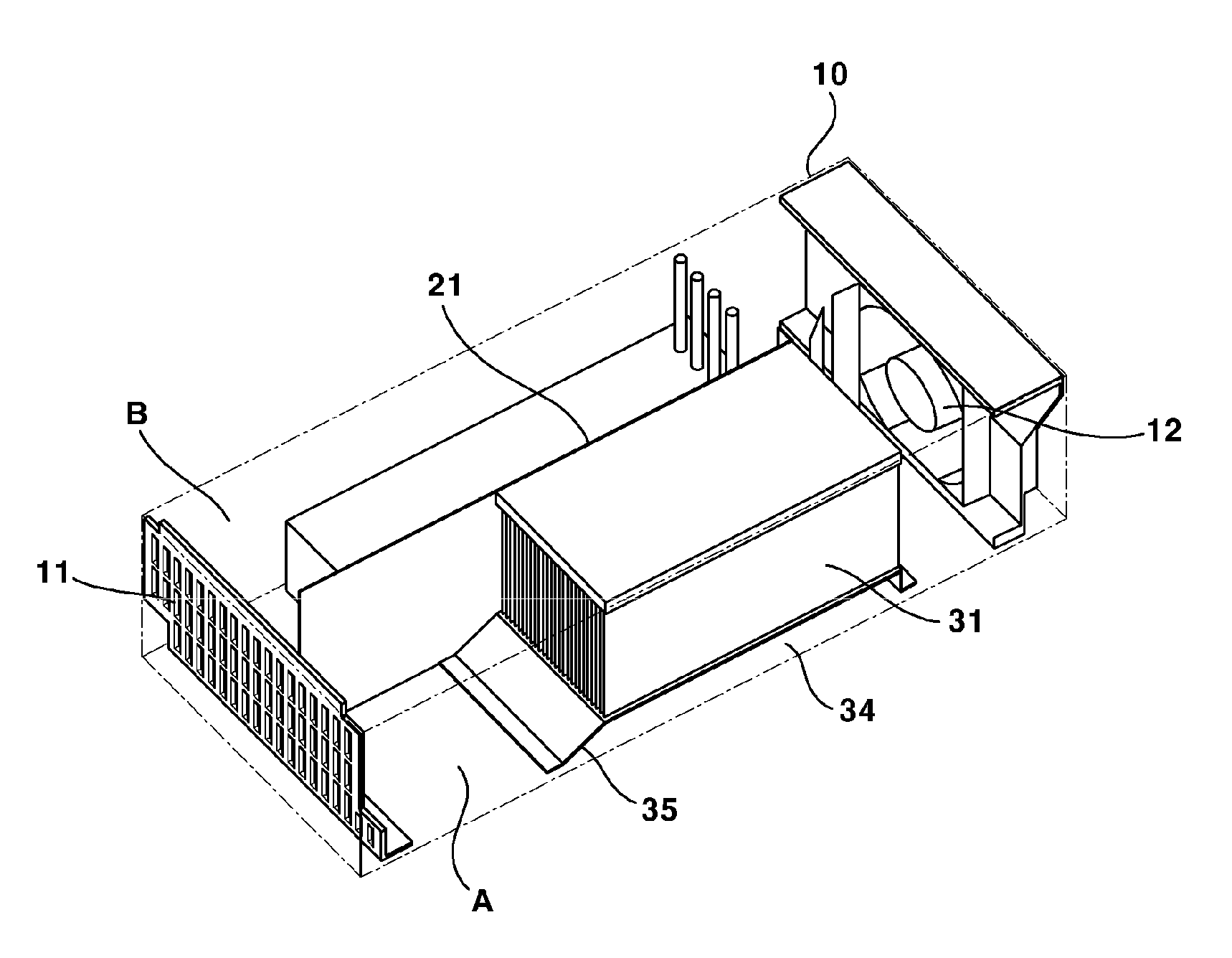 Apparatus for cooling inverter