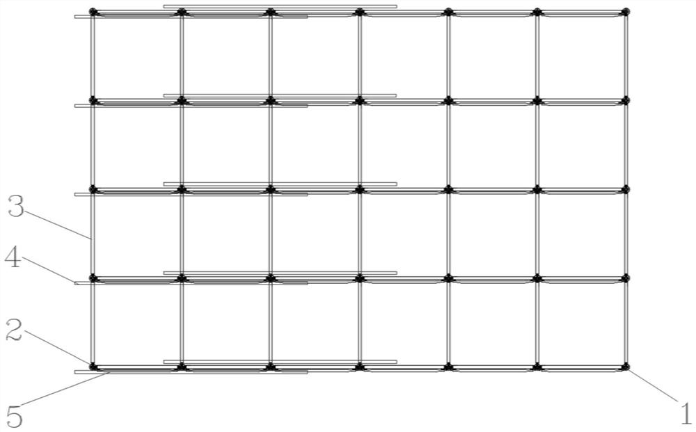 Restricted space cantilever plate scaffold structure and construction method thereof