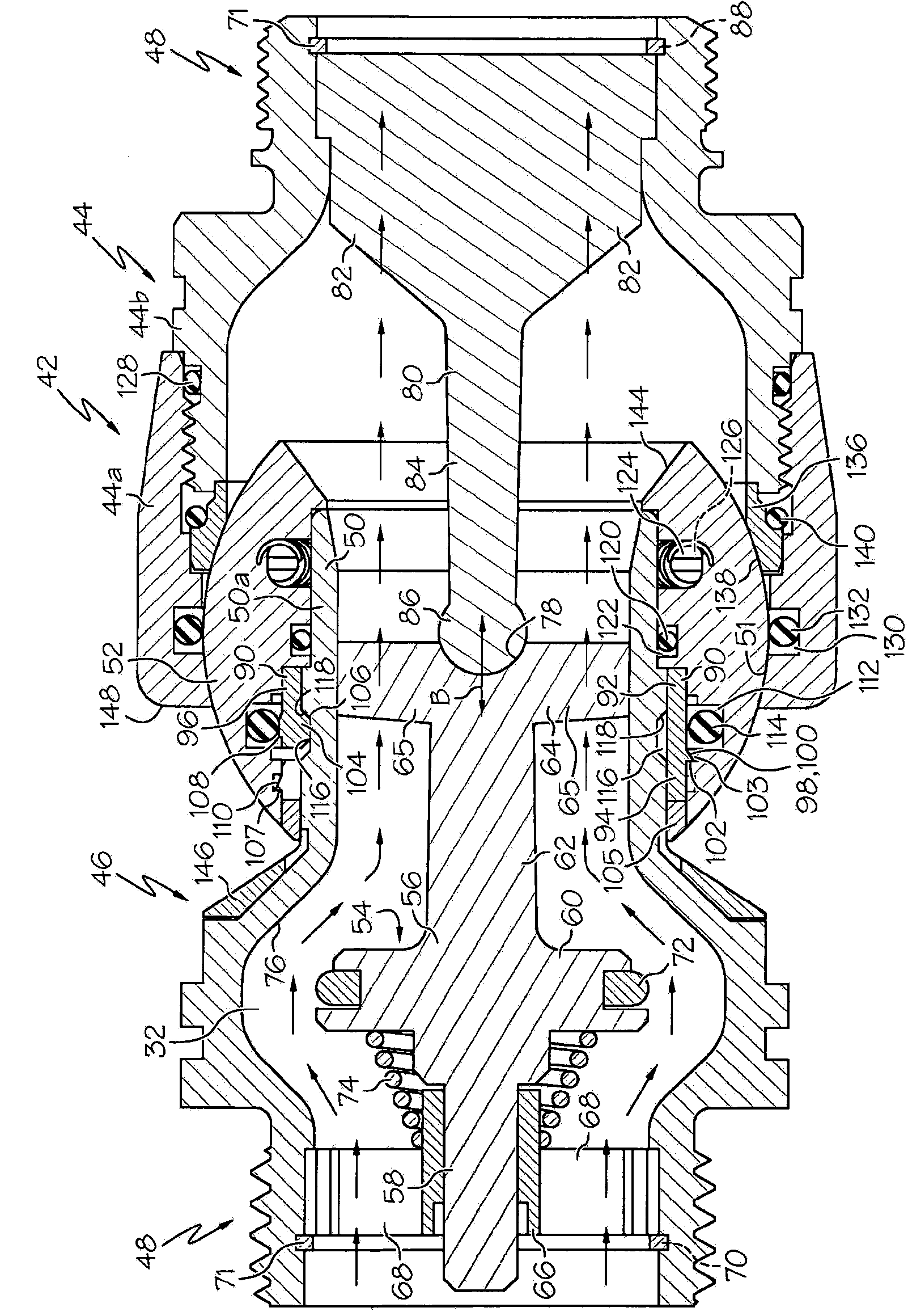 Ball and socket breakaway connector