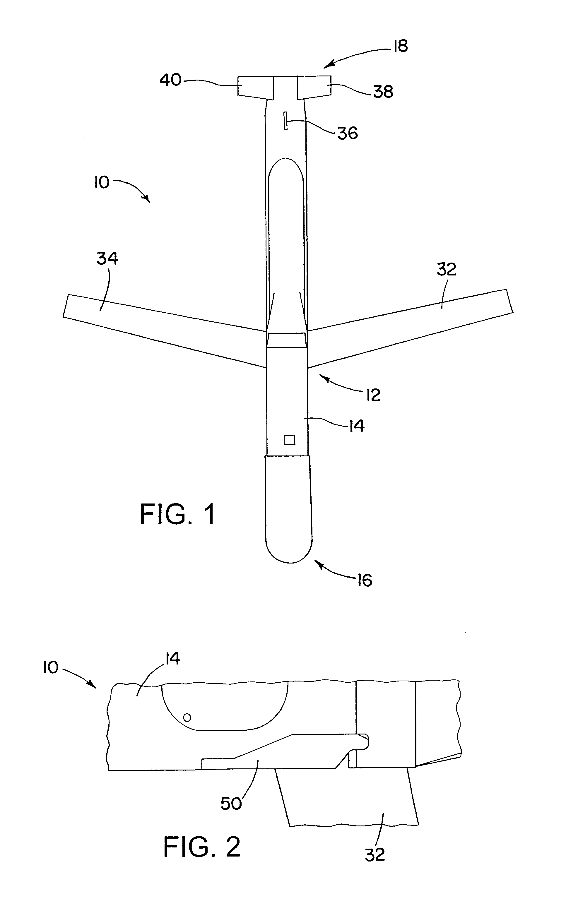 Aircraft flight termination system and method