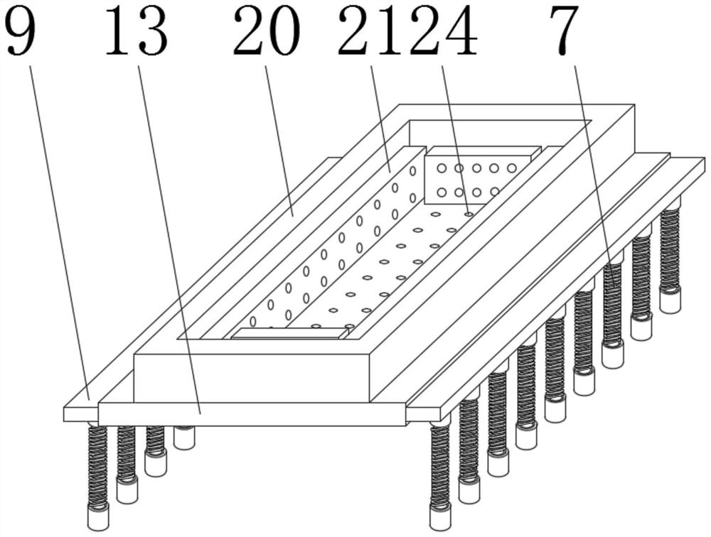 Large-load low-frequency air bag vibration isolator for ship